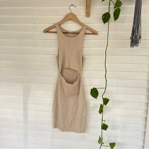 Aritzia razorback dress w cutouts